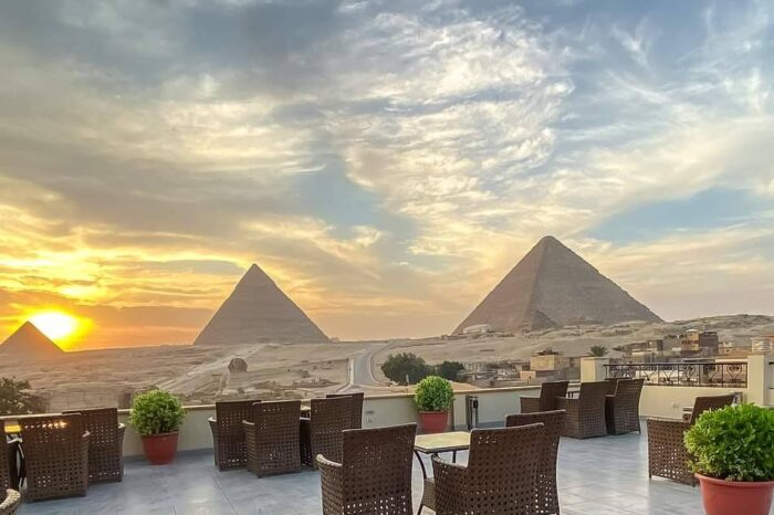1 Hour ATV at Giza Pyramids with breakfast at pyramids view restaurant